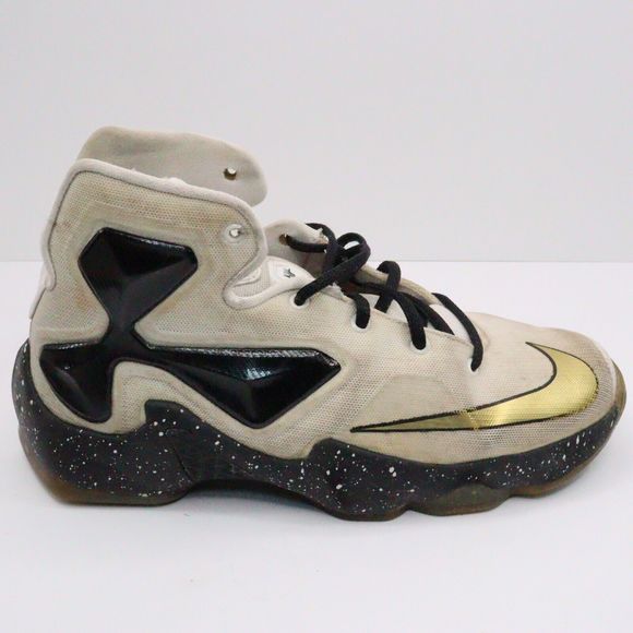 Nike LeBron XIII ELITE GOLD BASKETBALL SHOES KIDS YOUTH SIZE 6y 808709 170 - Picture 6 of 12